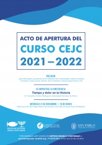 Acto de apertura del Curso 2021/2022 del CEJC