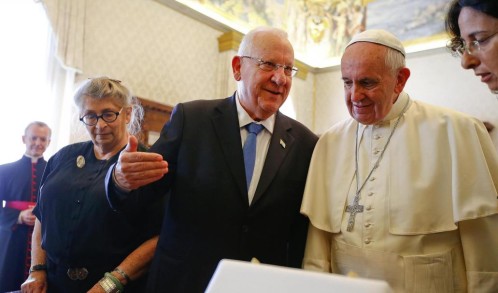 El Papa Francisco recibe al Presidente de Israel Reuven Rivlin