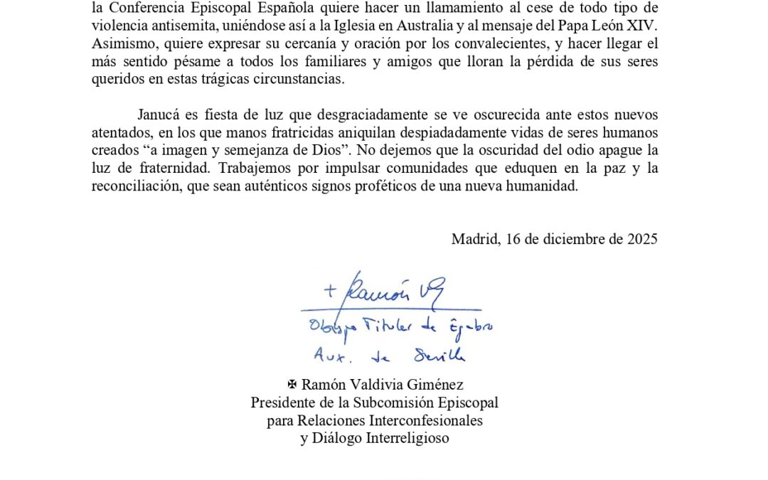 Comunicado de la CEE contra atentado en Sidney